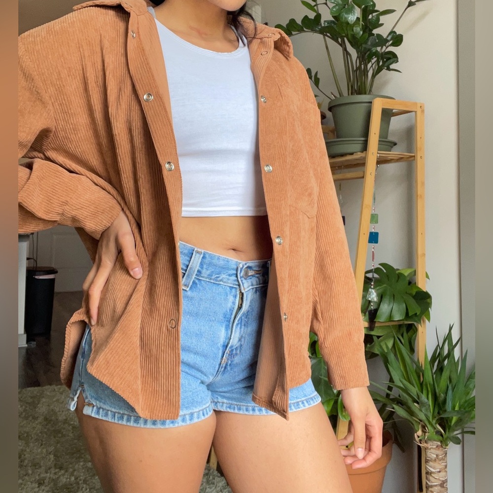 Corduroy button up